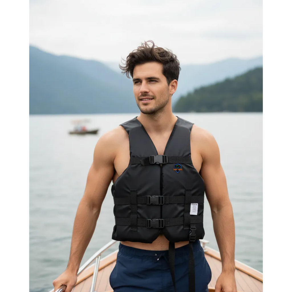 Colete salva vidas Adulto Infantil Jet Eaf Chest Vests 50a110 kg