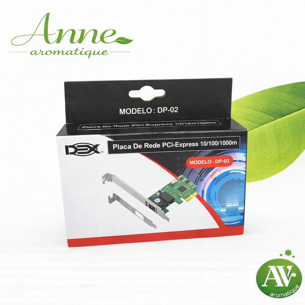 Placa De Rede Gigabit 10/100/1000 PCLE LOW PROFILE- DP -02