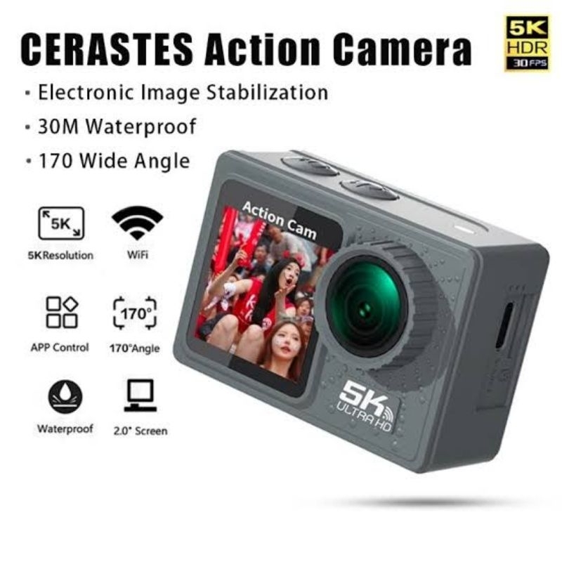 Action Cam Sports 5K CERASTES