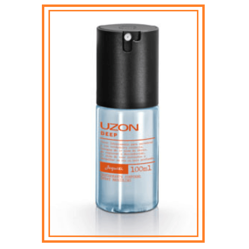 Uzon Deep Desodorante Corporal Spray Masculino 100 ml