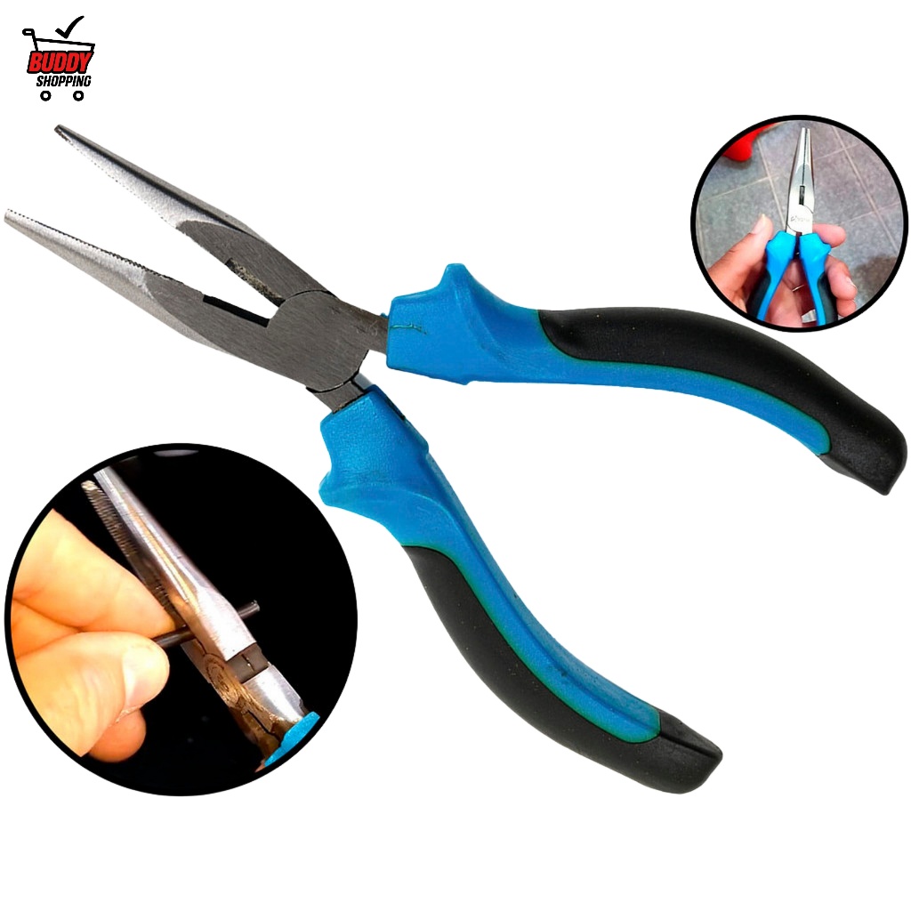 Alicate Bico Meia Cana 8 Polegadas Multiuso Profissional LUATEL LWJ-125A em Oferta na Shopee