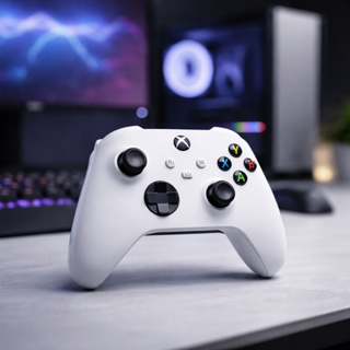 Controle Xbox Sem Fio Original Microsoft Branco – Series S, Series X, One e PC Bluetooth Robot White em Oferta na Shopee