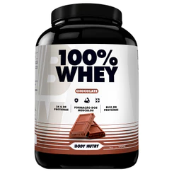 100% Whey - Proteína Concentrada e Isolada Whey Protein 900g - Body Nutry