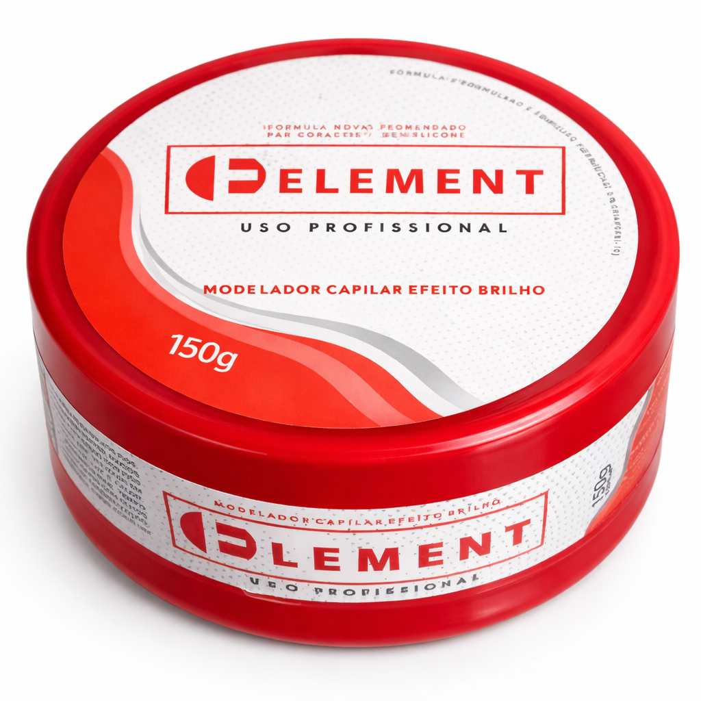 Pomada Modeladora Capilar Efeito Brilho Element Uso Profissional