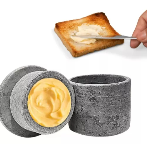 Manteigueira pedra francesa em Oferta na Shopee
