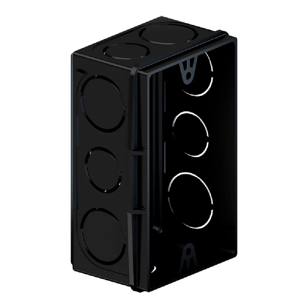 Caixa de Luz 4x2 Preta Pacote com 50 peças em Oferta na Shopee