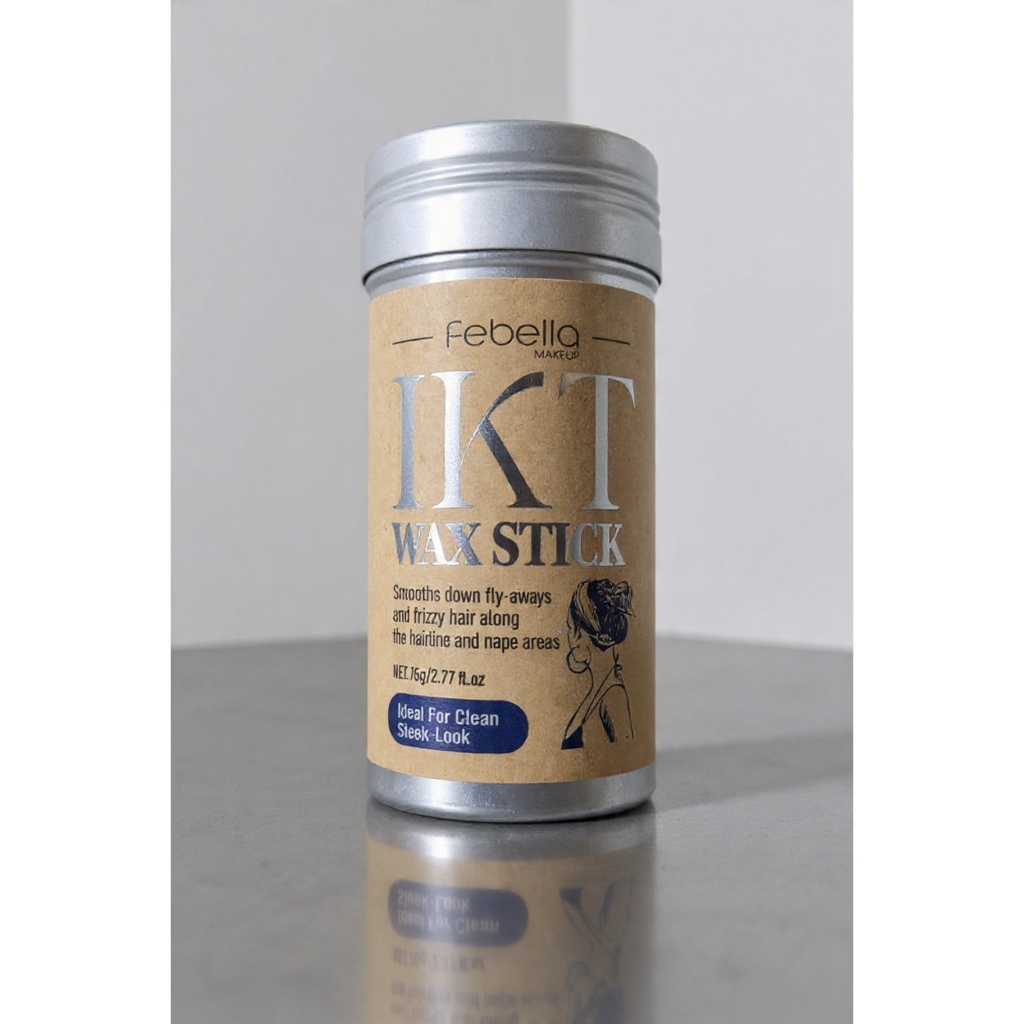 Bastão Anti Frizz Febella | Fixa Baby Hair, Efeito Liso Instantâneo, Não Oleoso e Longa Duração