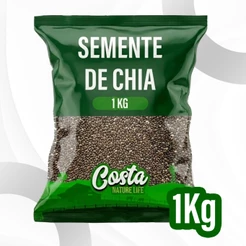 Semente de Chia Comercial Natural - Costa Nature Life