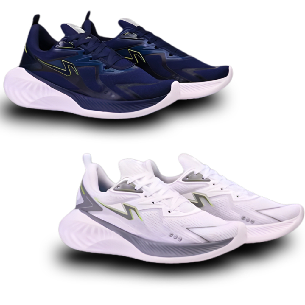 Tênis Esportivo Masculino Esportivo Academia Corrida Confortável Caminhada Azul Limão Branco Verde