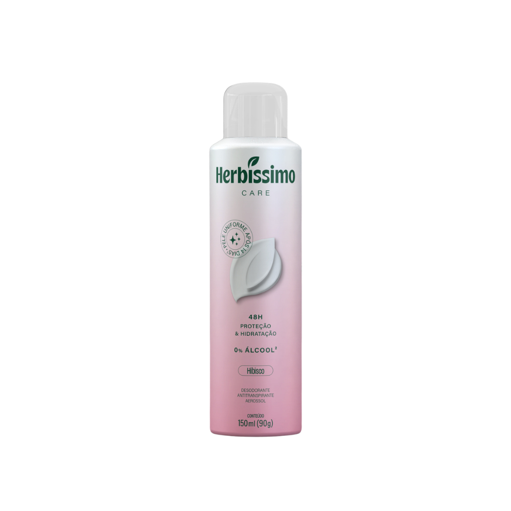 Desodorante Aerossol Antitranspirante Herbissimo Care Hibisco 150ml