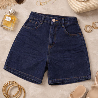 Bermuda Jeans Feminina Cintura Alta Lavagens Diferentes Moda Casual Conforto Modelo Bermuda Fashion