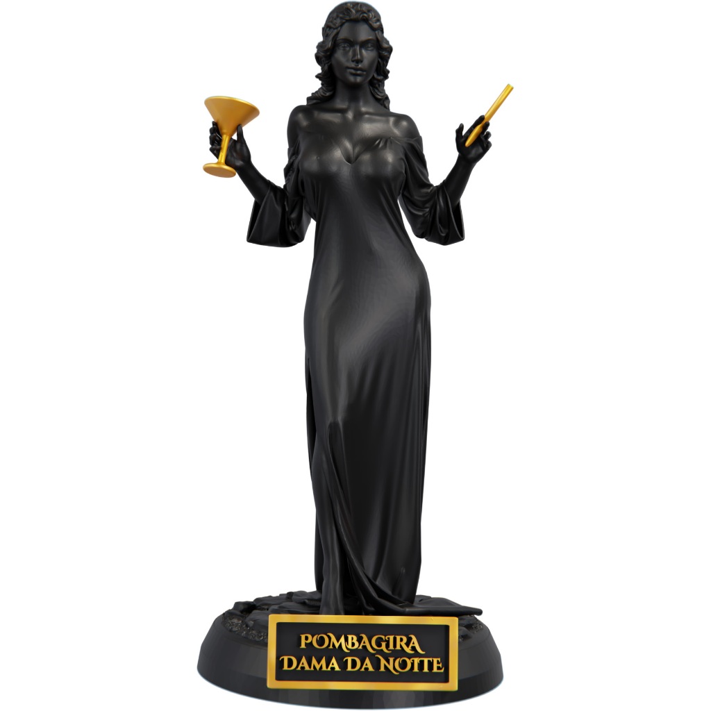Estátua Pombagira Dama da Noite Padilha Imagem