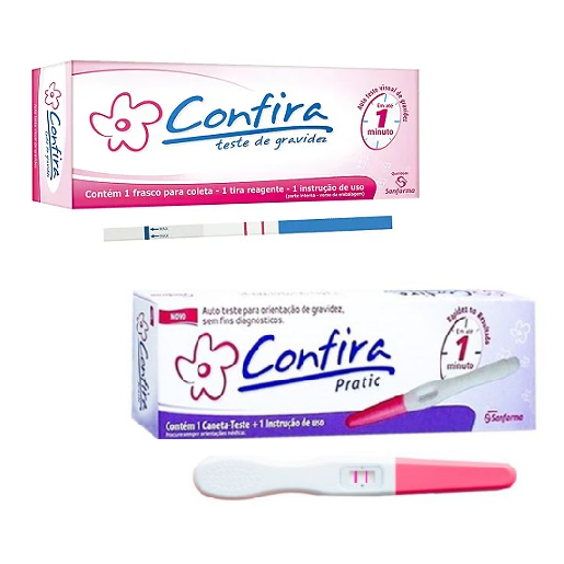 Imagem Teste de Gravidez Confira Rápido Resultado Tira / Pratic