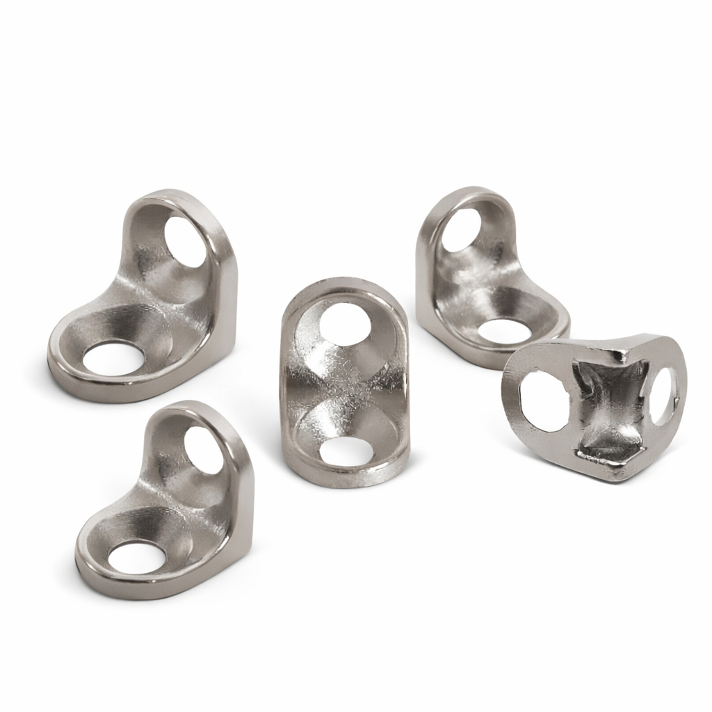Kit Cantoneira 2 Furos Suporte Prateleira Metal Fixaçao