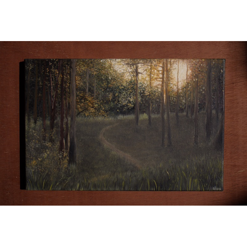 Quadro Pintura a Óleo Floresta | Obra Autoral