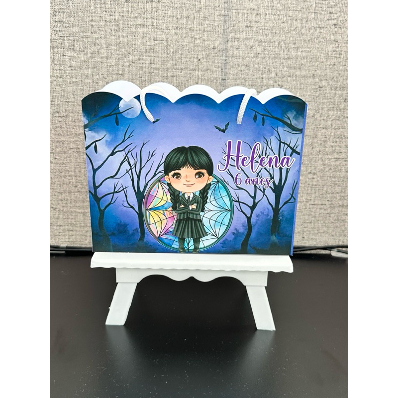 Sacolinha WANDINHA personalizada | PEGUE E MONTE | Lembrancinha | Festa Infantil | Aniversário