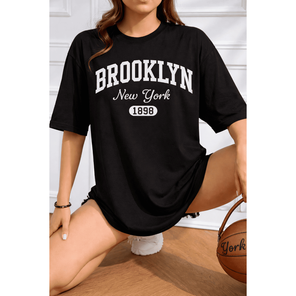 Camiseta para academia feminina Exclusiva 100% Algodão Preta Estampada Alta Definição Corrida Caminhada Pilates camiseta