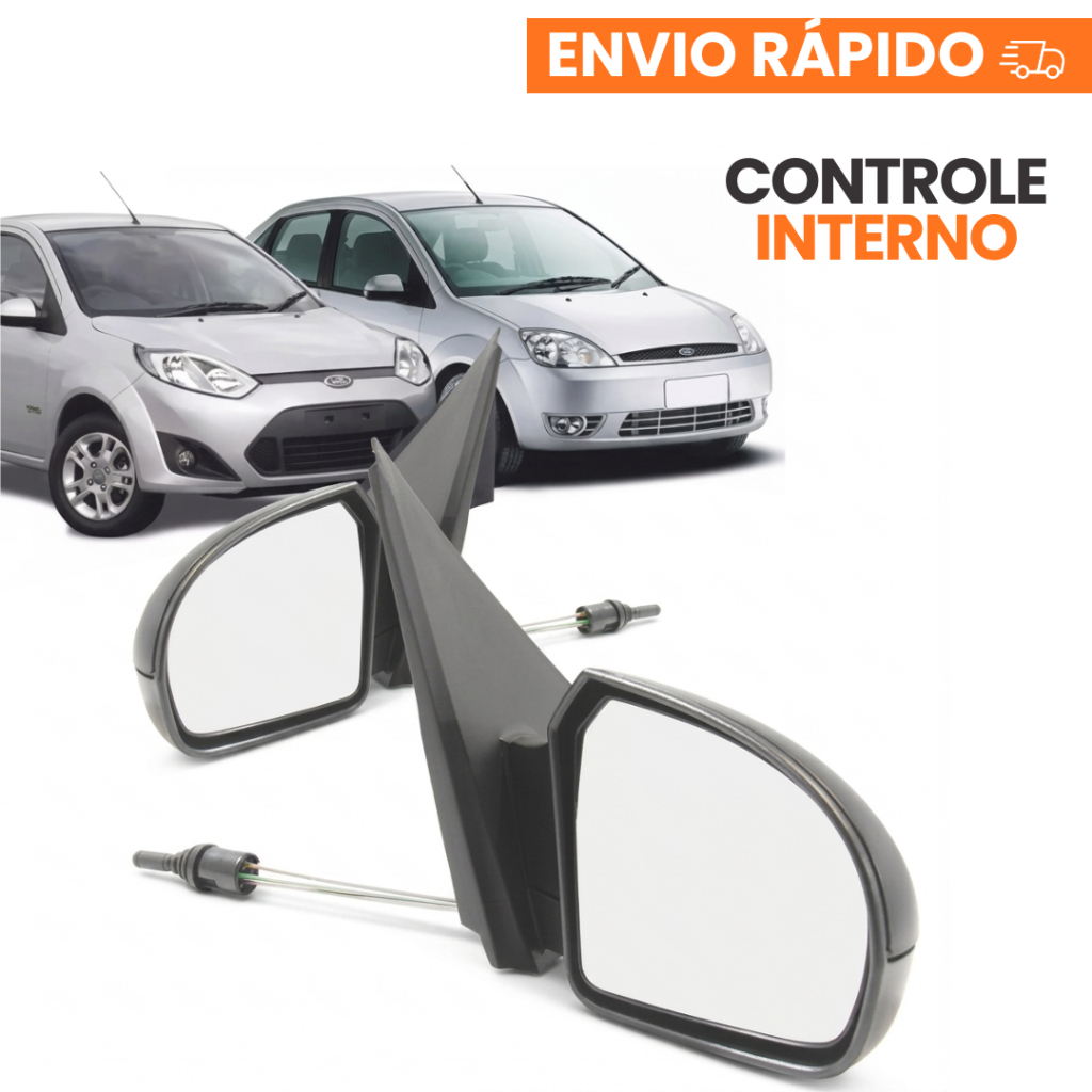 Retrovisor Ford Fiesta 2003 A 2014 Com Controle