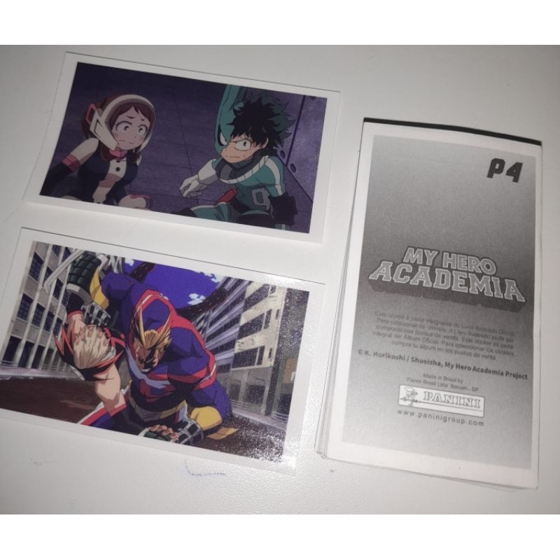 Figurinhas My Hero Academia valor de cada uma