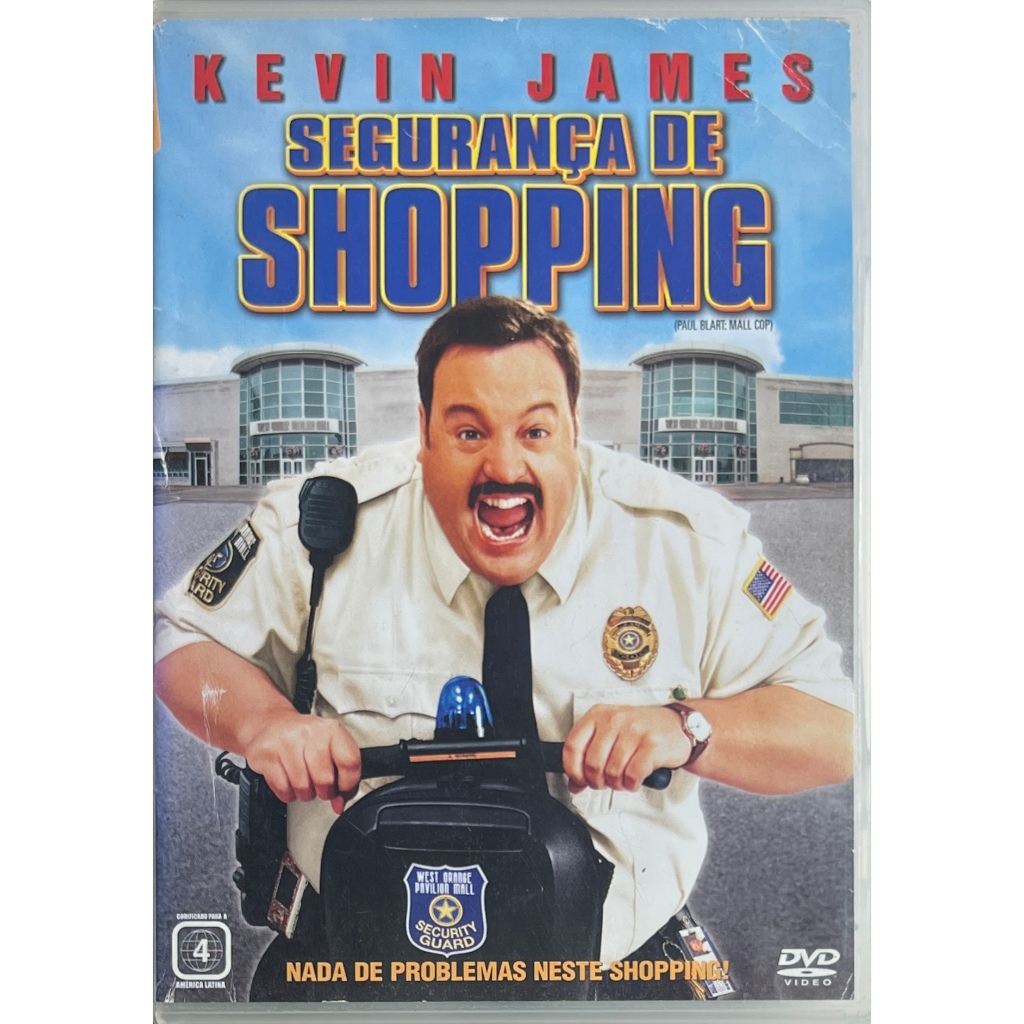 DVD - Segurança de Shopping - Kevin James - Original