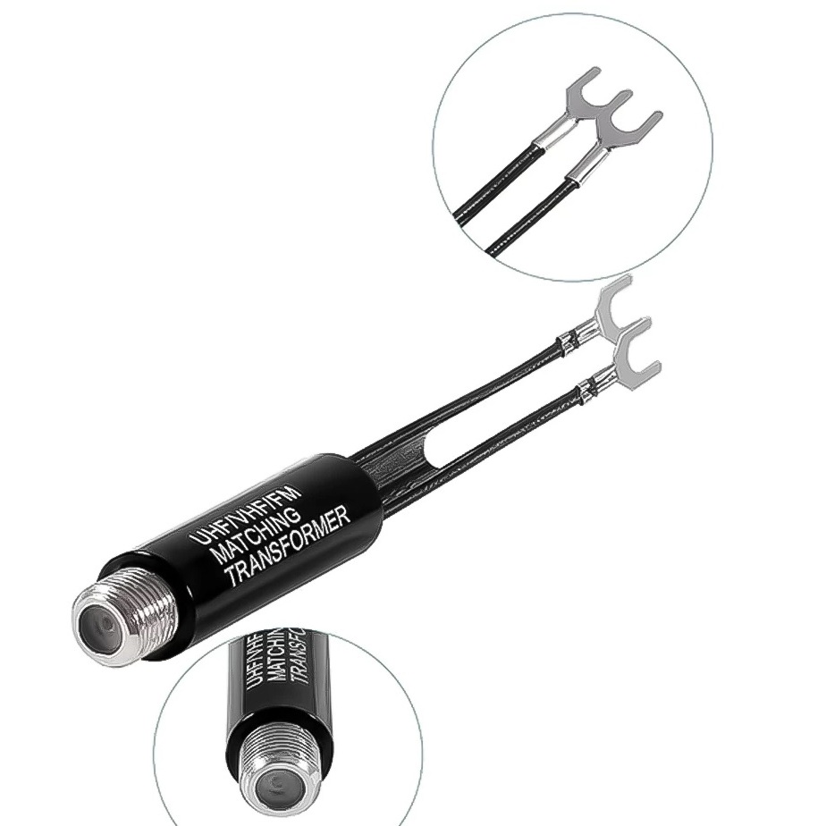 Pct 04 Adaptador Balun Caneta F UHF/VHF FM Rabicho