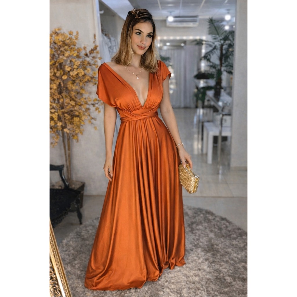 VESTIDO MULTIFORMAS LONGO MADRINHAS DE CASAMENTO DESCONTO DE 30% SOMENTE ESSE FINAL DE SEMANA.