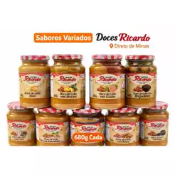 Doce De Leite Cremoso Ricardo Sabores Variados 680 Gramas
