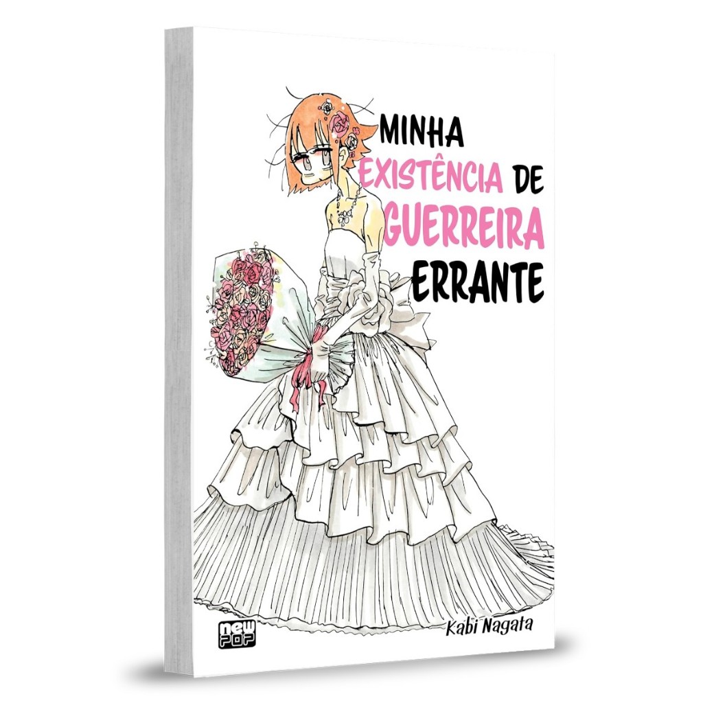 Capa do livro Mangá - Minha Existência de Guerreira Errante - por Kabi Nagata - Editora New Pop