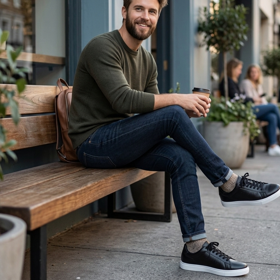 Sapatenis Masculino Linha Lumi Casual Conforto Promoção Envio Imediato
