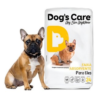 Fralda Higiênica Cachorro Descartável MACHO P M G GG Para Idodos Cio Passeios Viagens Dog…