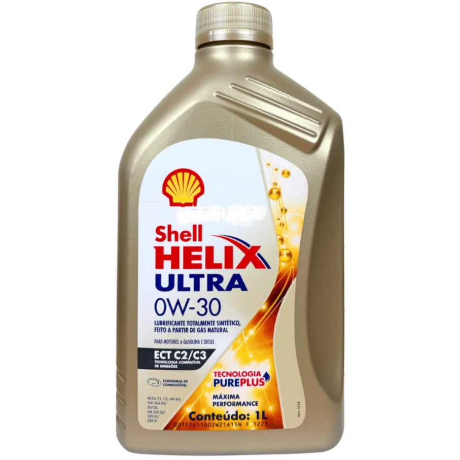 Óleo Motor Sintético Shell Helix Ultra 0W30 API SN DIESEL