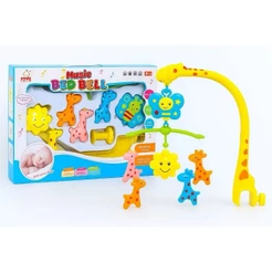 Mobile Musical para Berço – Girafa Colorida com Sons dormir bebe