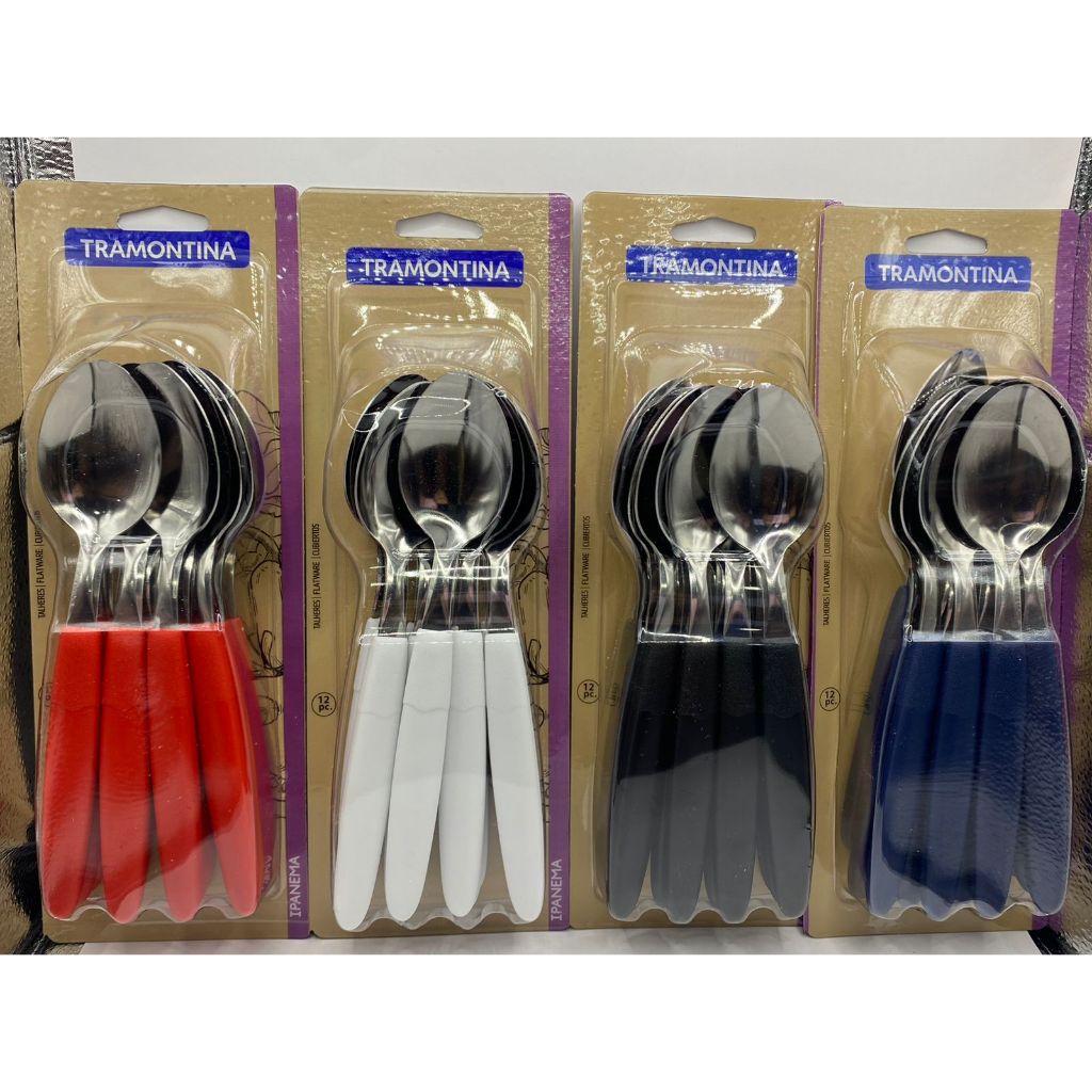 Colheres Tramontina Kit com 12 Unidades IPANEMA