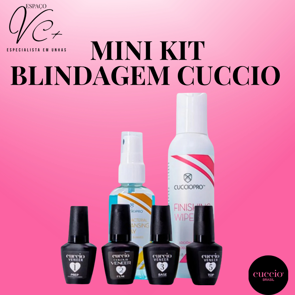 Mini kit Blindagem Cuccio ¨6 ITENS