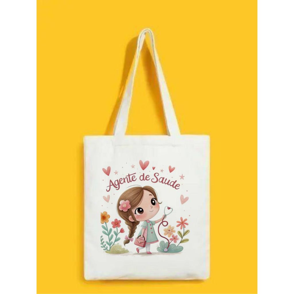 ECOBAG, sacola, Profissão, Professora, AGENTE DE SAÚDE, SERVIÇO SOCIAL, CATOLICA ,BOLSA PRATICA E FACIL,DIA A DIA