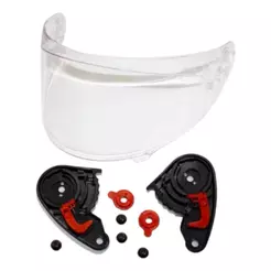 Viseira Capacete Norisk Supra Com Reparo Suporte Viseira Anti Risco
