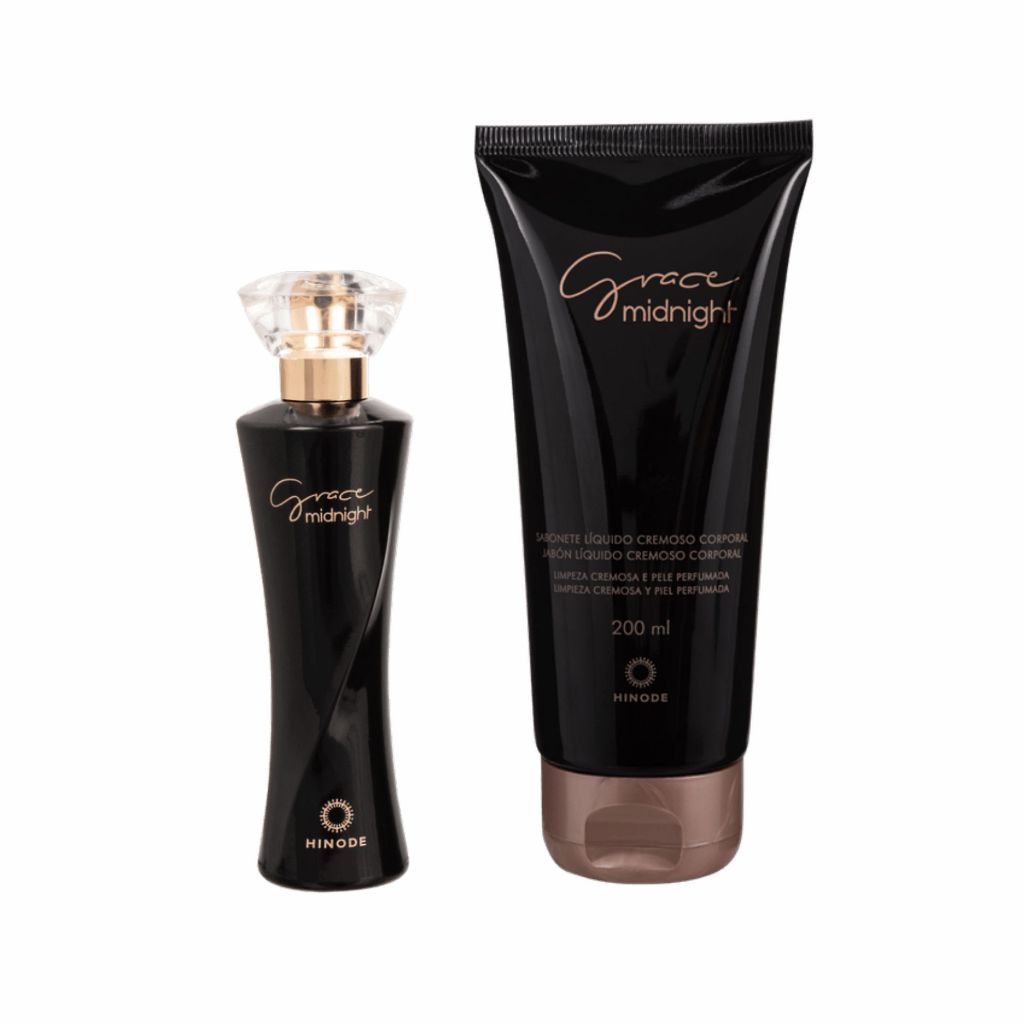 Grace Midnight Hinode Perfume Feminino 25ml + Sabonete Iluminador