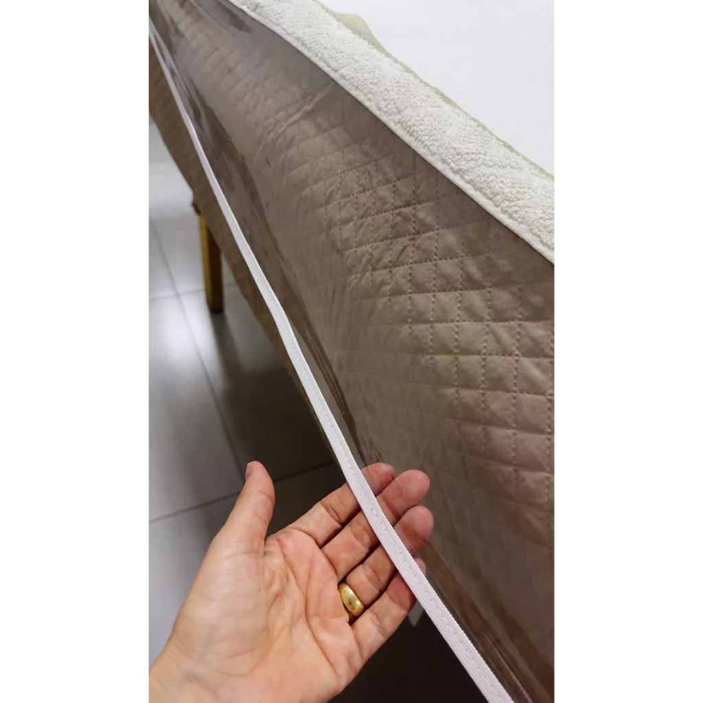 Capa Plástica Para Maca Estética Impermeável Clínica Limpa Fácil Transparente Grosso Resistente — imagem 2 de 2