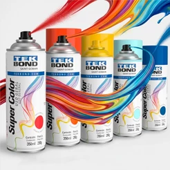 Tinta Spray Uso Geral para Mdf Madeira Metal Plástico Gesso 350ml