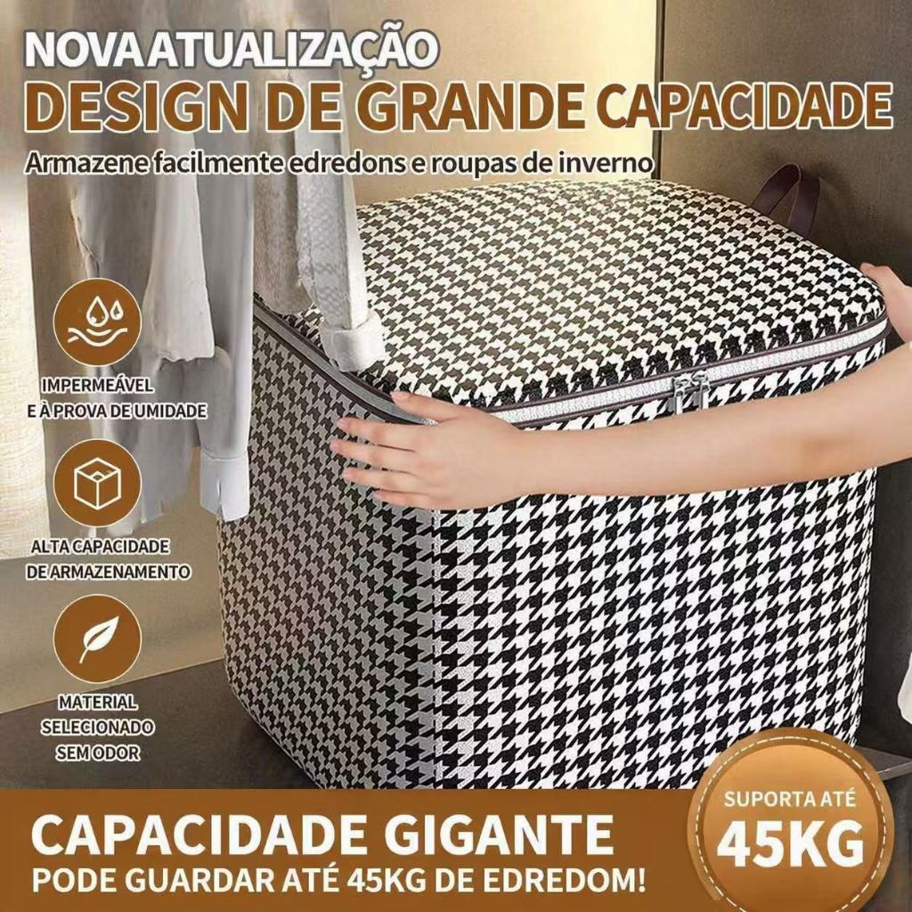 110L/140L/180L Caixa de armazenamento espessada de grande capacidade adequada Para Comforters Cobertores Roupas em Oferta na Shopee