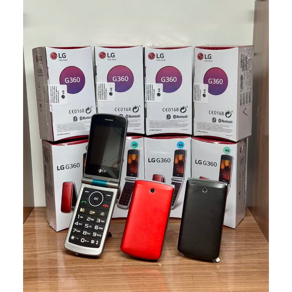 Celular LG Flip G360 3G Dual Chip Idoso Botão Grande Fácil Usar