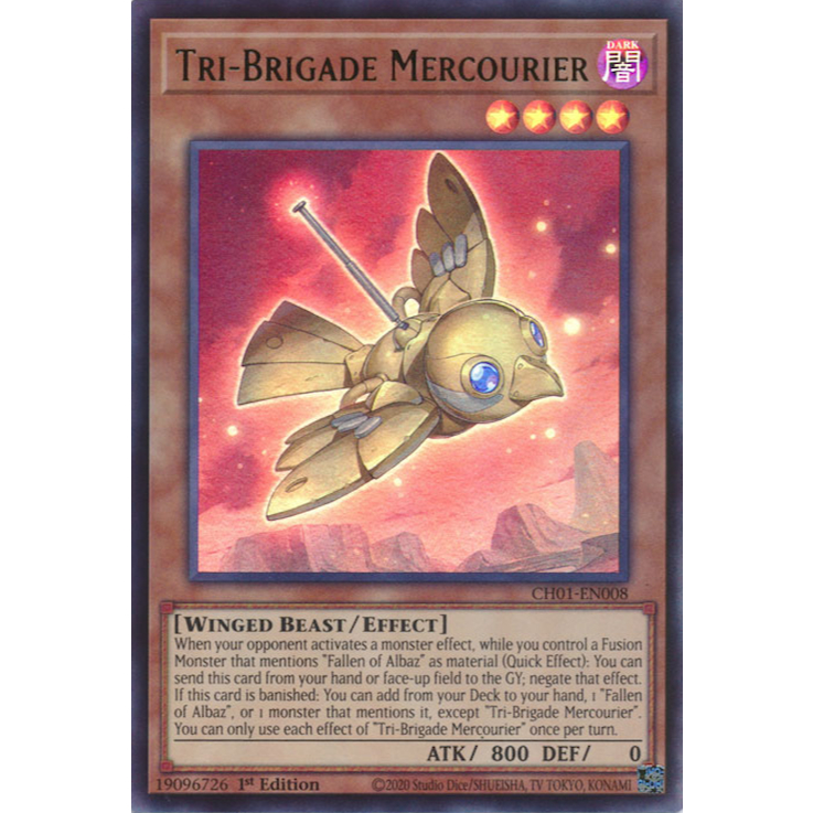 Mercourier da Tri-Brigada / Tri-Brigade Mercourier CH01-PT008 Ultra Rare 1st Edition