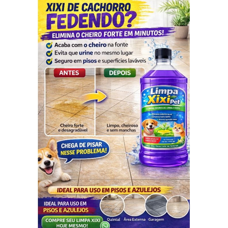 Eliminador Profissional Remove Odor de Xixi na Hora - rende até 5 litros