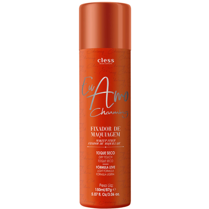 Fixador De Maquiagem Toque Seco Eu Amo Charming Cless 150ml