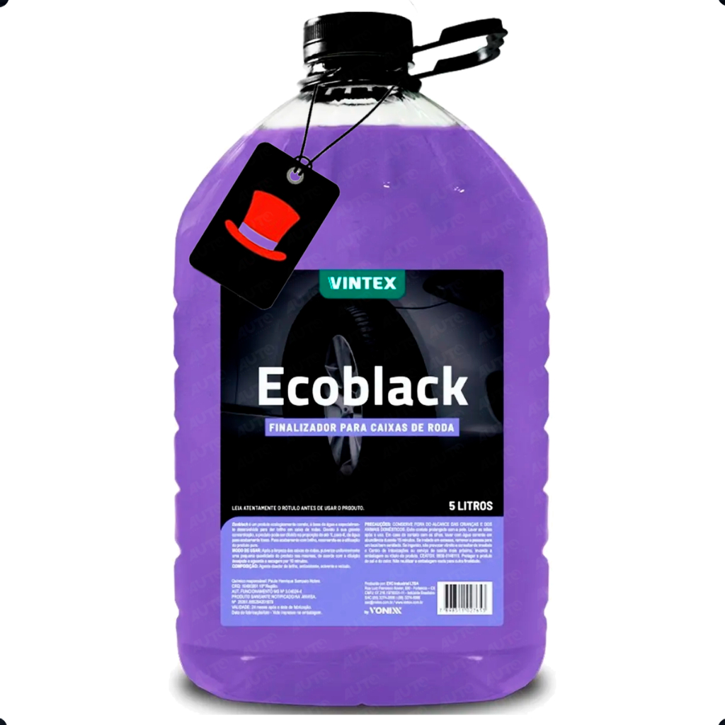 Finalizador Ecoblack Caixa de Rodas 5L Vonixx