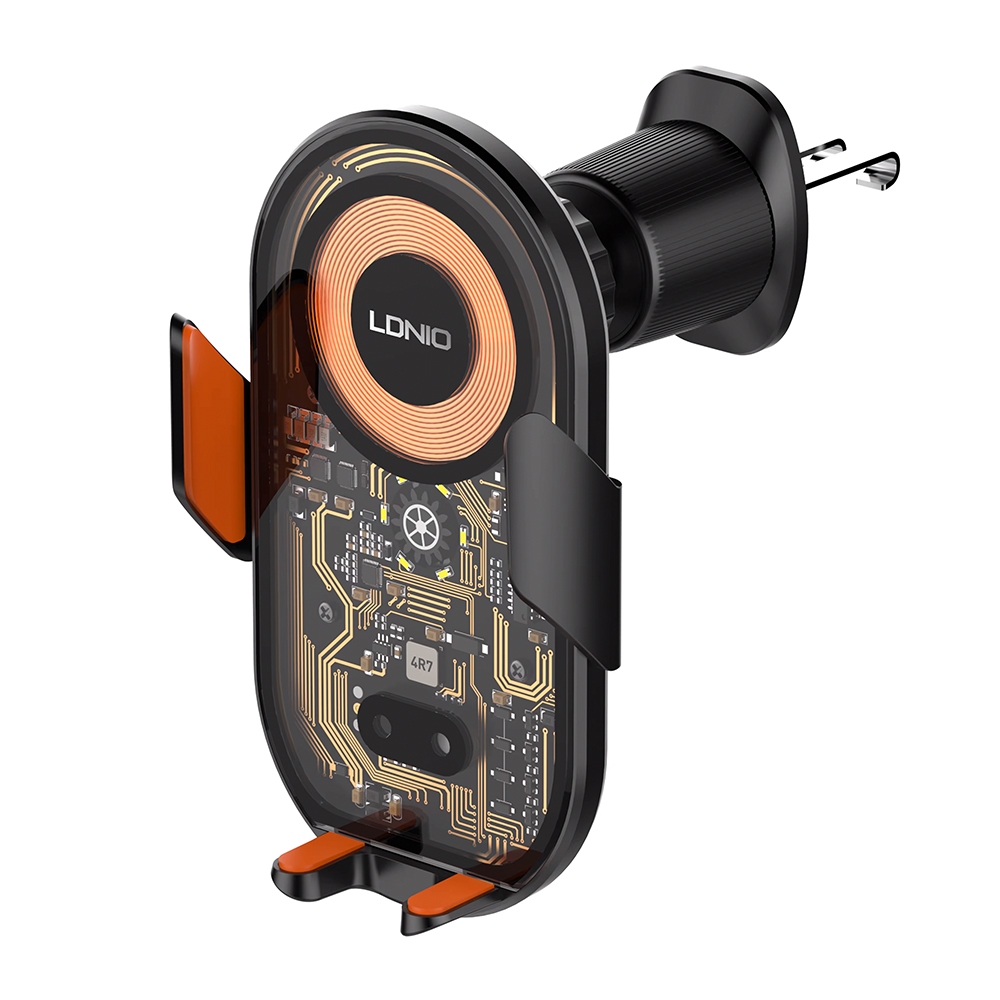 Suporte Saída Ar LDNIO MA30 Magnético Carro Carga 15W Sensor 360°