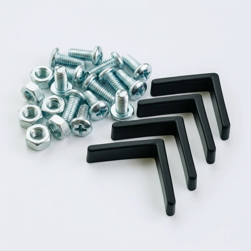 Kit De Parafusos Philips Redondo Para Estante Aço 1/4 X 3/8 Com Porcas e Sapatas L - 64/128/192/256