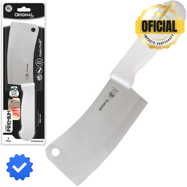 CUTELO Profissional Cozinha Açougueiro Corta Osso Facão Faca Premium