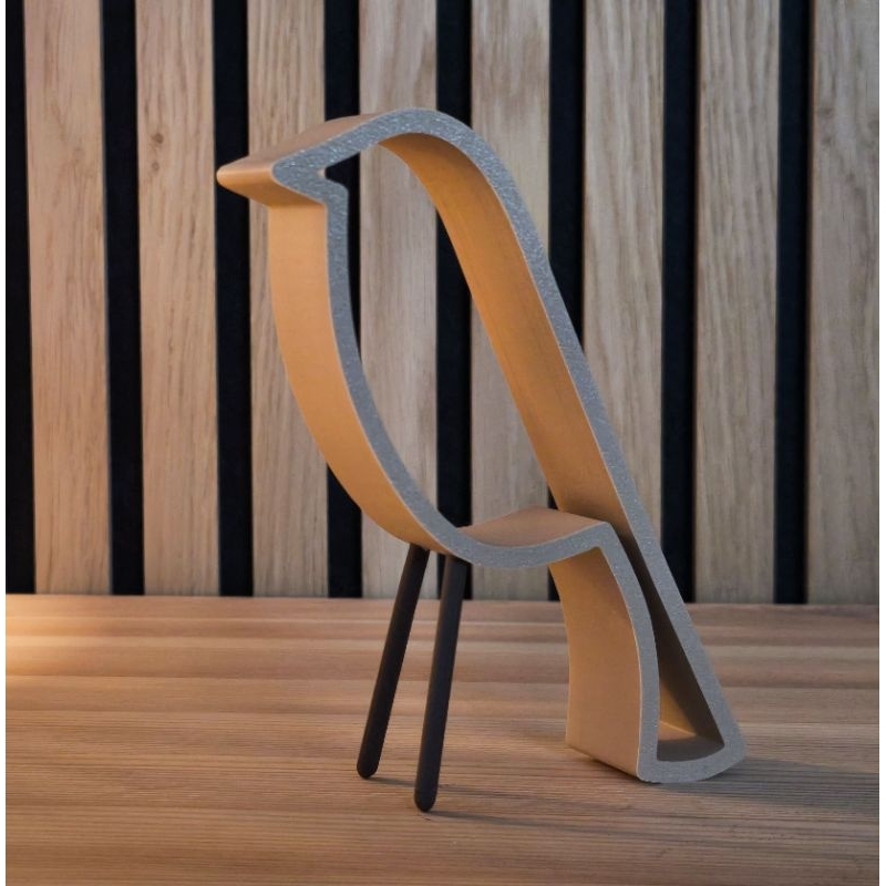 Passarinho Decorativo Minimalista Luxo | Enfeite Moderno Sala Quarto Escritório | Decoração Elegante Estilo Escandinavo