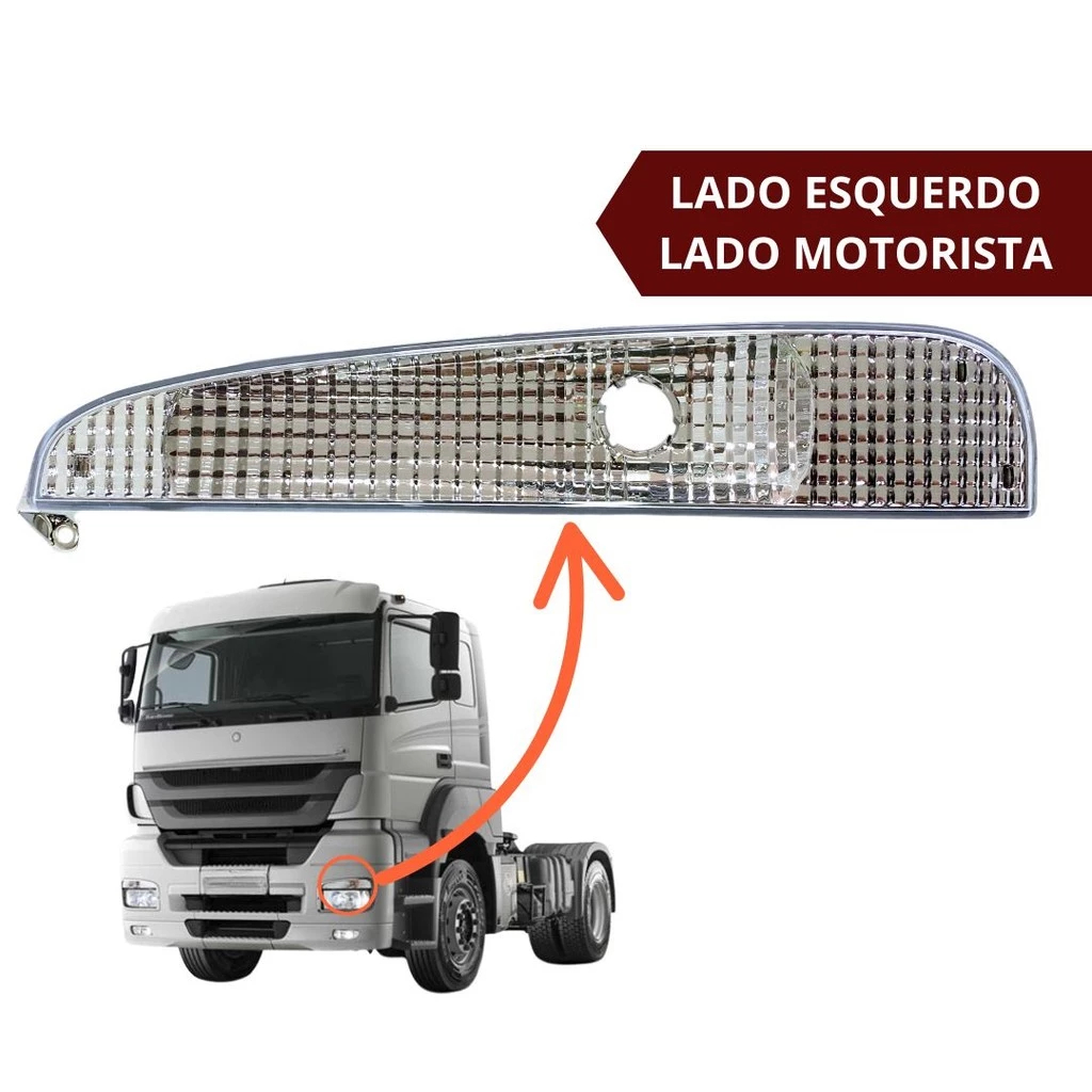 Pisca Seta  Mercedes Benz Axor LADO ESQUERDO  9408200321 - Lanterna Dianteira